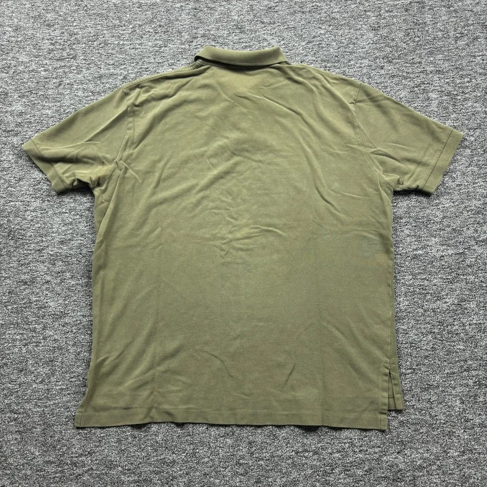 VIntage 90s Polo Ralph Lauren Short Sleeve Polo Shirt Olive Green Mens XL
